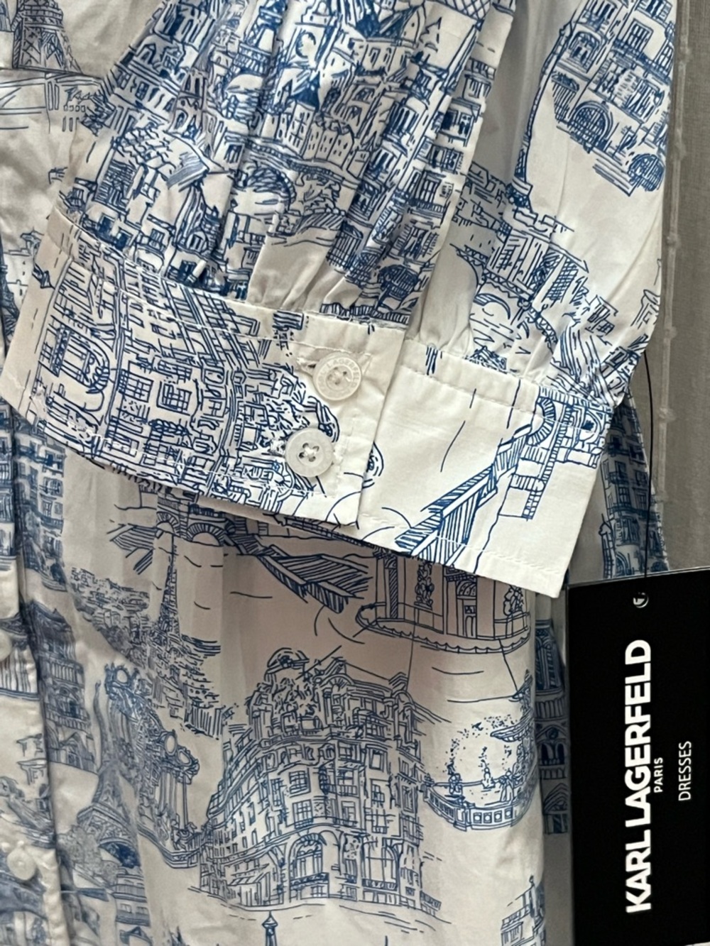 Karl Lagerfeld Paris Toile
Sketch Belted Shirt Dress Size 14 - Picture 12 of 15